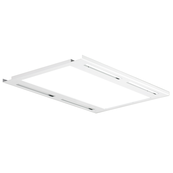 Wholesales 2X2 2X4 1X4 Air Return LED Drop T-Bar Grid Ceiling Panel Troffer Light Recessed Mounting Frame Box Kit