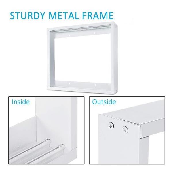 Surface Mount Kit for 2x2FT LED Troffer Flat Panel Drop Ceiling Light