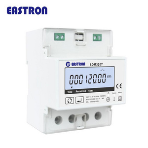 SDM320Y Built-in Relay  Remote Control Prepaid Power meter with RS485