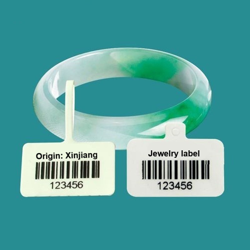 Removable Label Paper Scratch Resistant Tear Resistant Thermal Label Roll For Necklaces/Rings