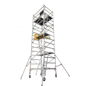 Construction Climbing Access 6 Meter Aluminium Scaffold Tower Aluminum Work Platform