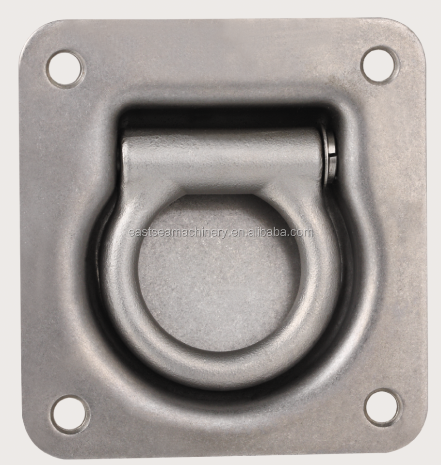 stainless steel natural D handle slam latch