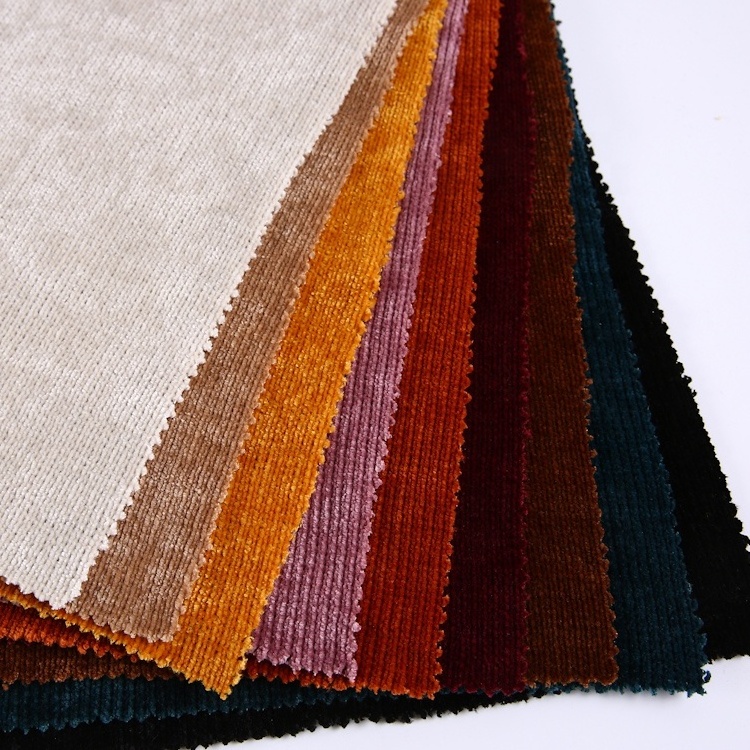 Apparel material customize polyester chenille microfiber fabric colours in turkey