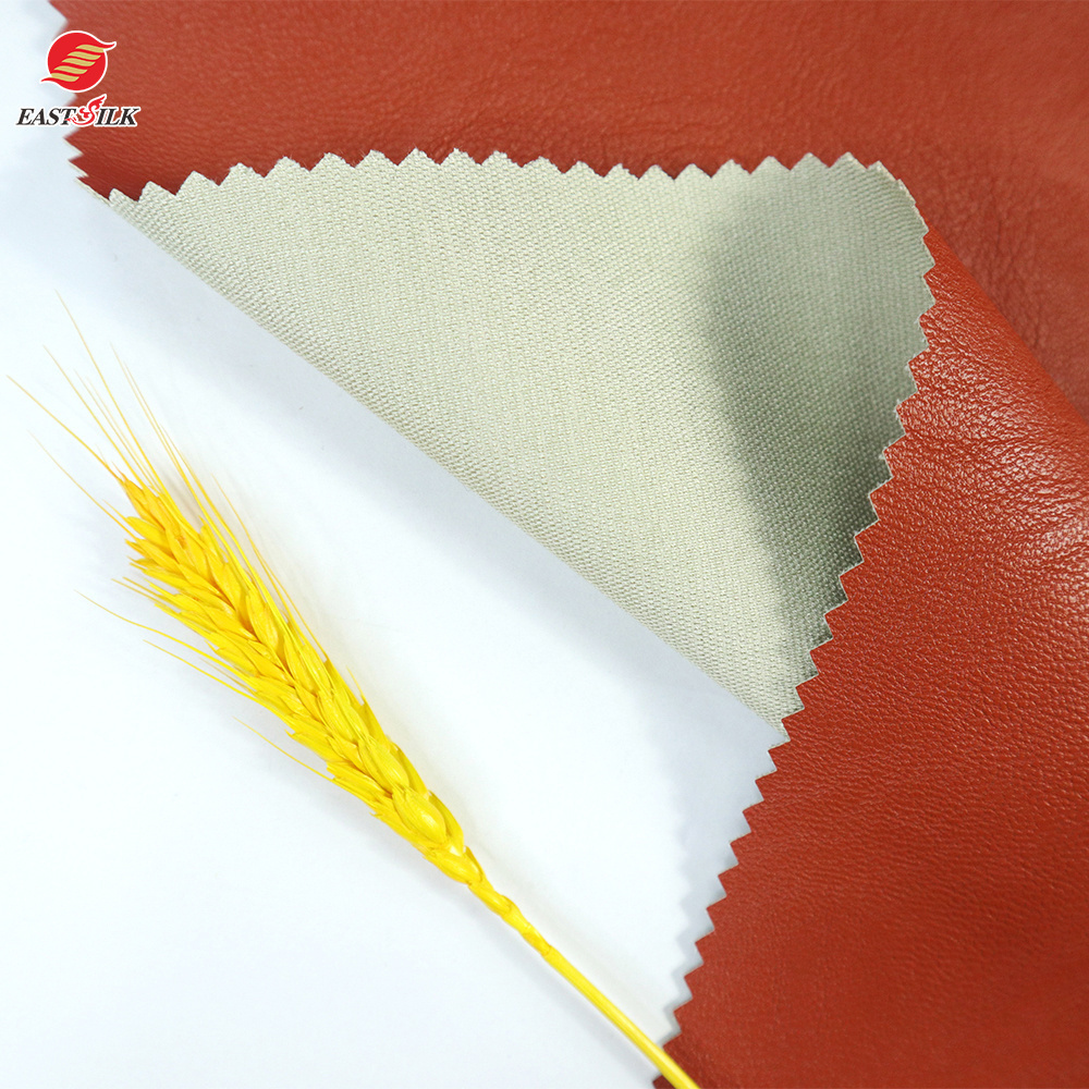 High-quality Cheap Price textiles materials rayon polyester fabrics Fake Leather PU Fabric For jacket