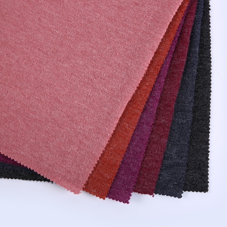 Wholesale Latest sweater fabric textiles thick knit angora jersey spring fabrics for clothing