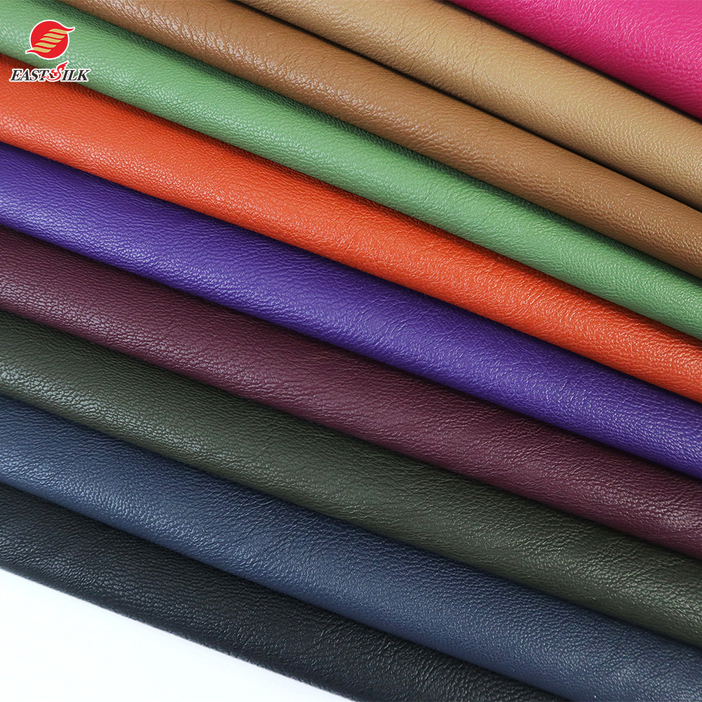 High-quality Cheap Price textiles materials rayon polyester fabrics Fake Leather PU Fabric For jacket