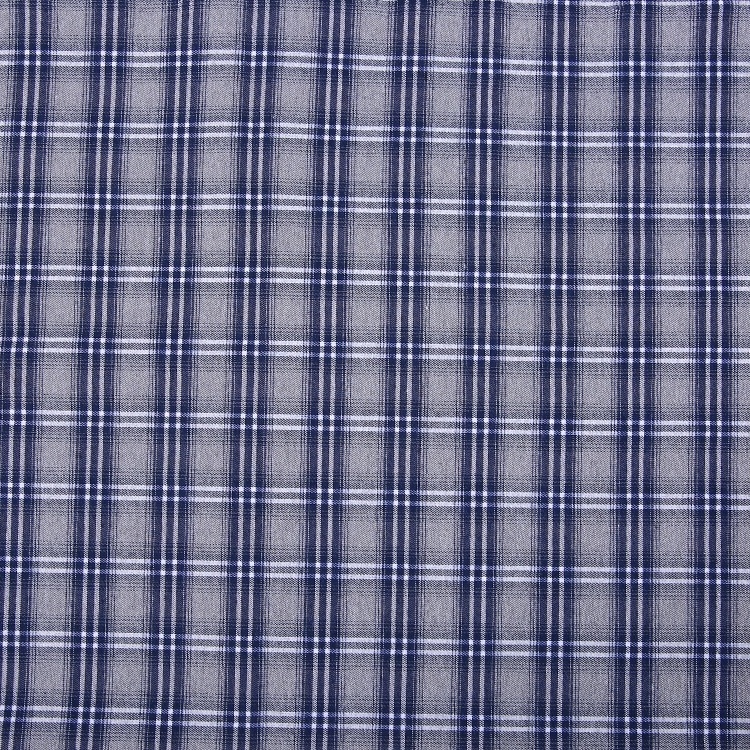 75 polyester 25 cotton tela garment gingham check luxury shirt fabric mens