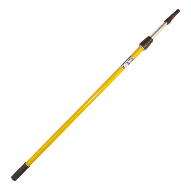 ESD Painting Roller Telescopic Pole 3 Section Customized Sizes Fiberglass Aluminum Extended Handle for Cleaning Tool