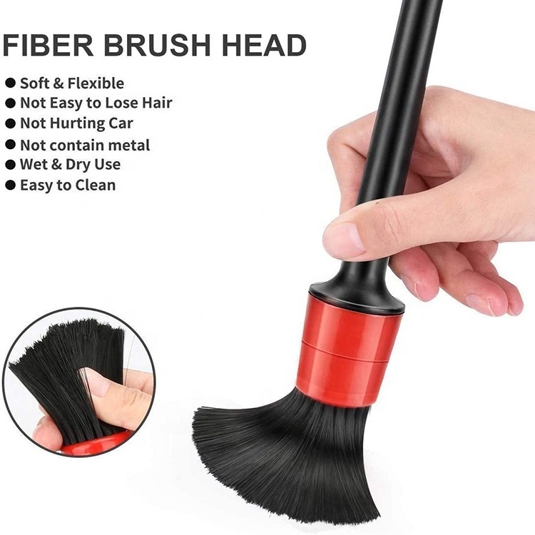 ESD Mini Soft Plastic Car Wheel Detail Cleaning Brush Set