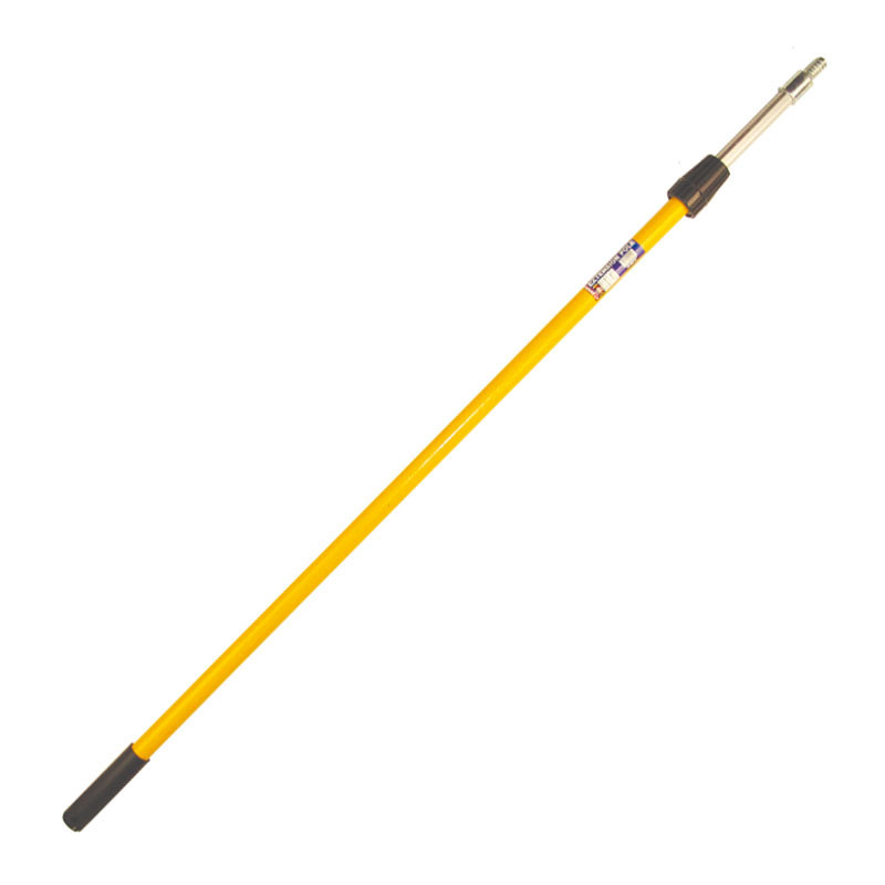 ESD Painting Roller Telescopic Pole 3 Section Customized Sizes Fiberglass Aluminum Extended Handle for Cleaning Tool