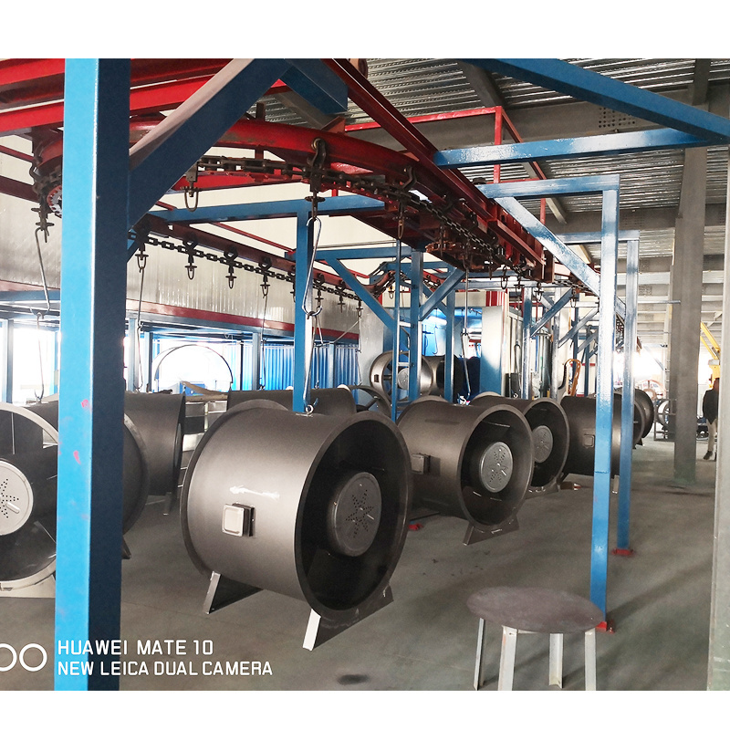 Automatic air conditioner powder coating line