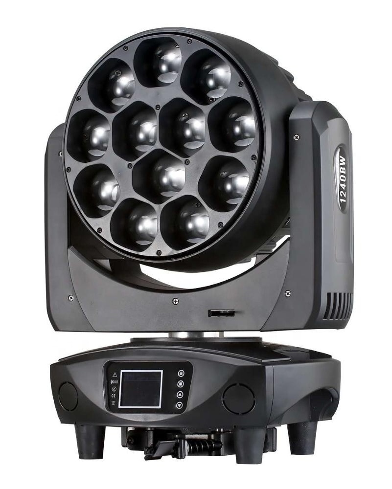 Eastsun 12x40W Zoom Bee eye LED Wash Moving Head Light with Pixel disco lights