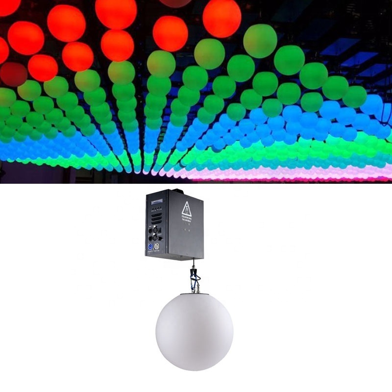 DMX Hoist Winch Lighting Rhythmical LED True1 Matrix Pixel Beam Moving Ceiling Kinetic Stage RGB Balls Lights