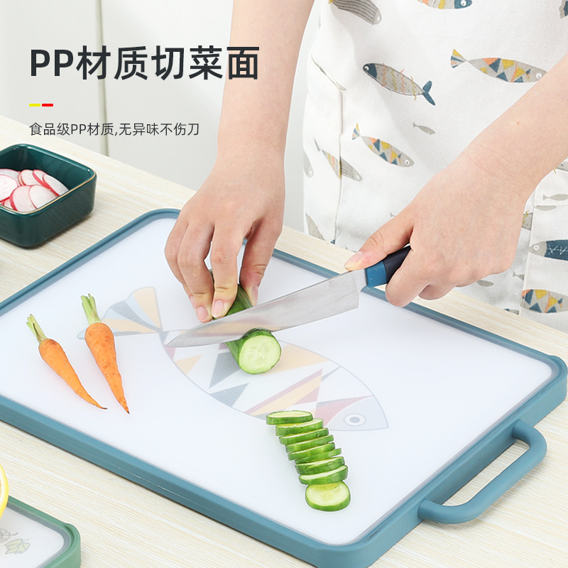 BSCI factory support customize household kitchen chopping board Double-Sided 304 stainless steel cutting board