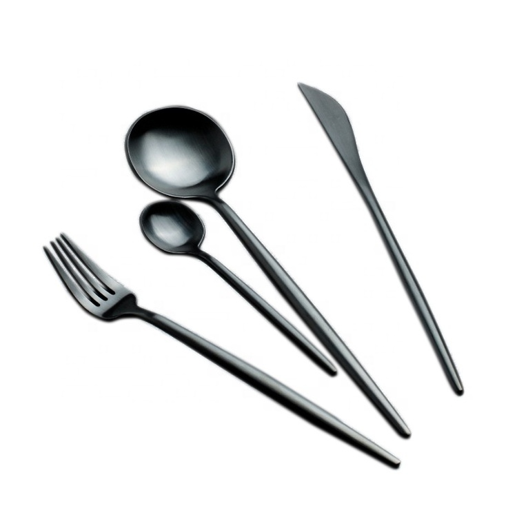 Heavy thickened Stainless steel 18/10 flatware  wedding gift  high quality stainless steel 304 cutlery set