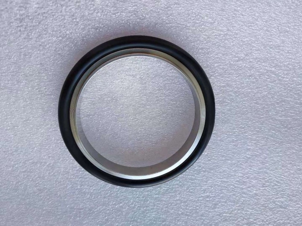 KF flange Centering ring with mesh screen with O-ring for pipe fitting