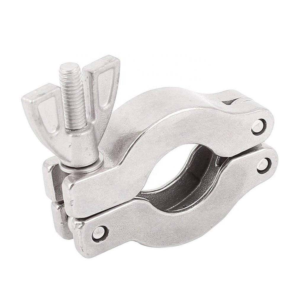 ISO-KF Vacuum Components Wing Nut Clamps Hinge Clamp For Vacuum Pipe