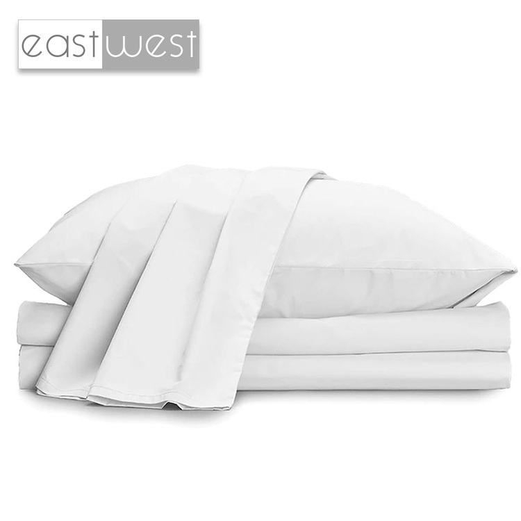 Sheraton Hotel Linen Supplier Egyptian Cotton Embroidery 500TC Twin Full Deluxe Hotel Bed Linen Collection