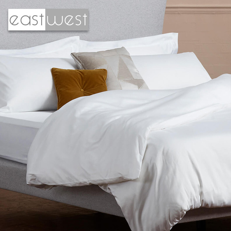 Sheraton Hotel Linen Supplier Egyptian Cotton Embroidery 500TC Twin Full Deluxe Hotel Bed Linen Collection