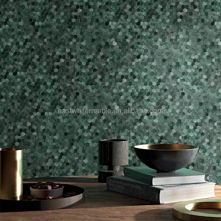 Self Adhesive Aluminum Composite Metal and Glass Mosaic Tiles Peel and Stick Backsplash