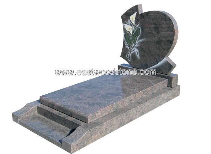 European style for tombstone and headstone