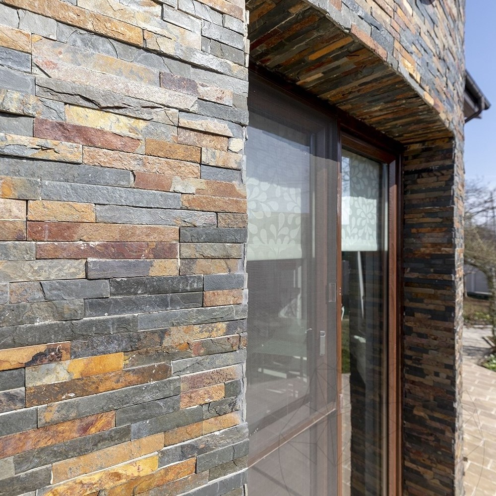 China Cheap Exterior Wall Veneer Slate Stone Panels, Natural Stone Tiles Wall Cladding Culture Stone For External Wall