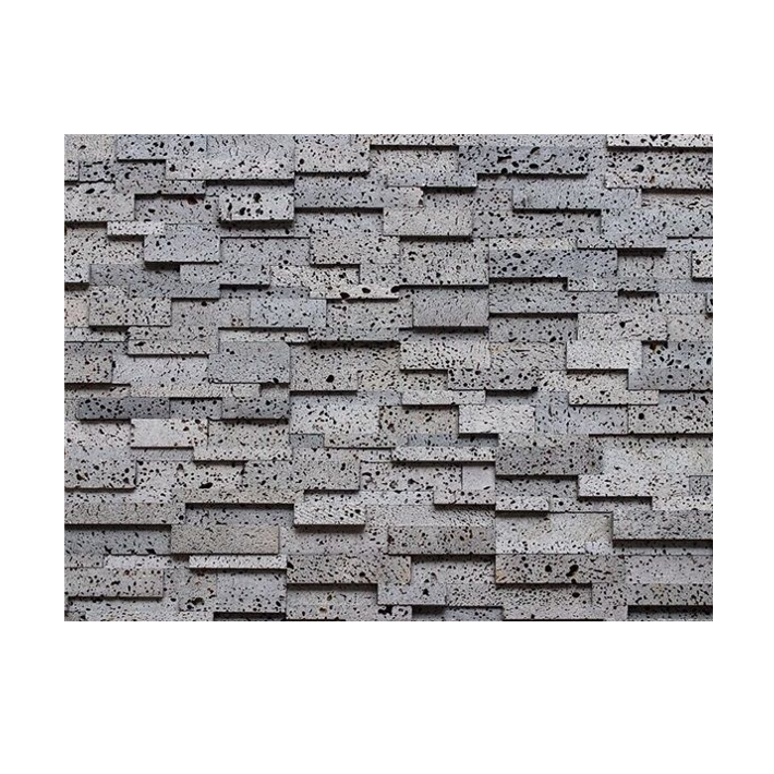 Decorative Lava Volcanic Cultured Stone Slate For Outdoor Wall Cladding Tile