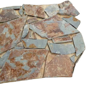 Natural Multicolor slate flagstone paving tiles for patio, garden and courtyard