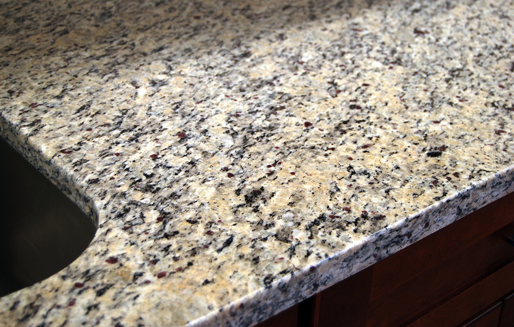 Natural Granito Santa Giallo Cecilia Light Gold Granite Customized Countertop And Polished Slabs Tiles