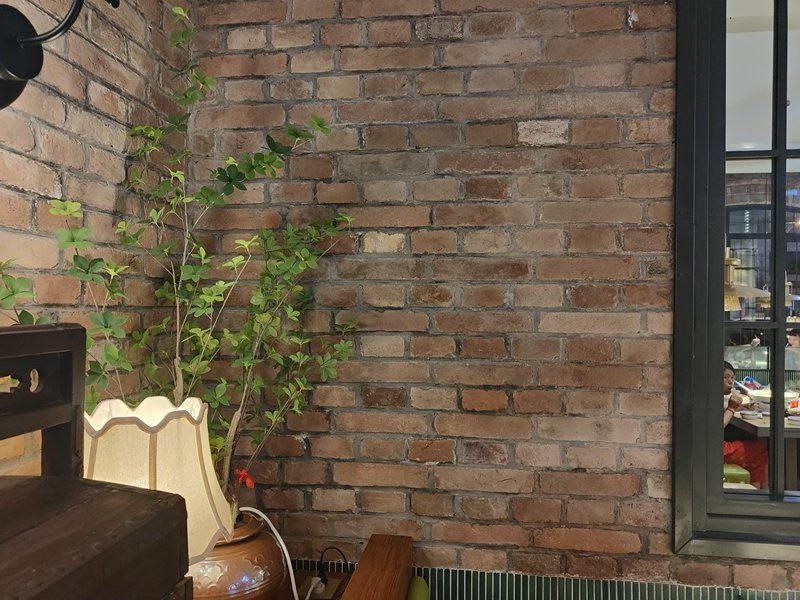 Antique Reclaimed Old Red Sliced Thin Brick Veneer For Interior Wall Cladding