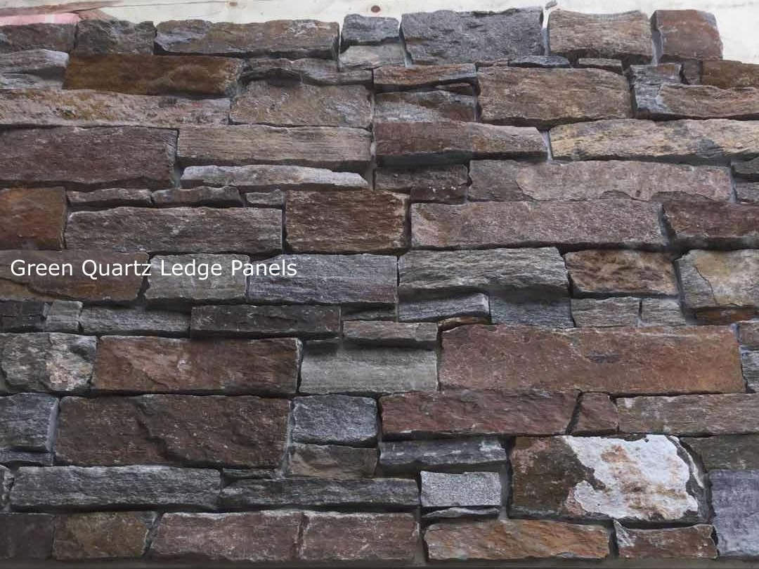 Decorative versatile interior exterior stone panels quartz ledger wall cladding panels and stack stone veneers