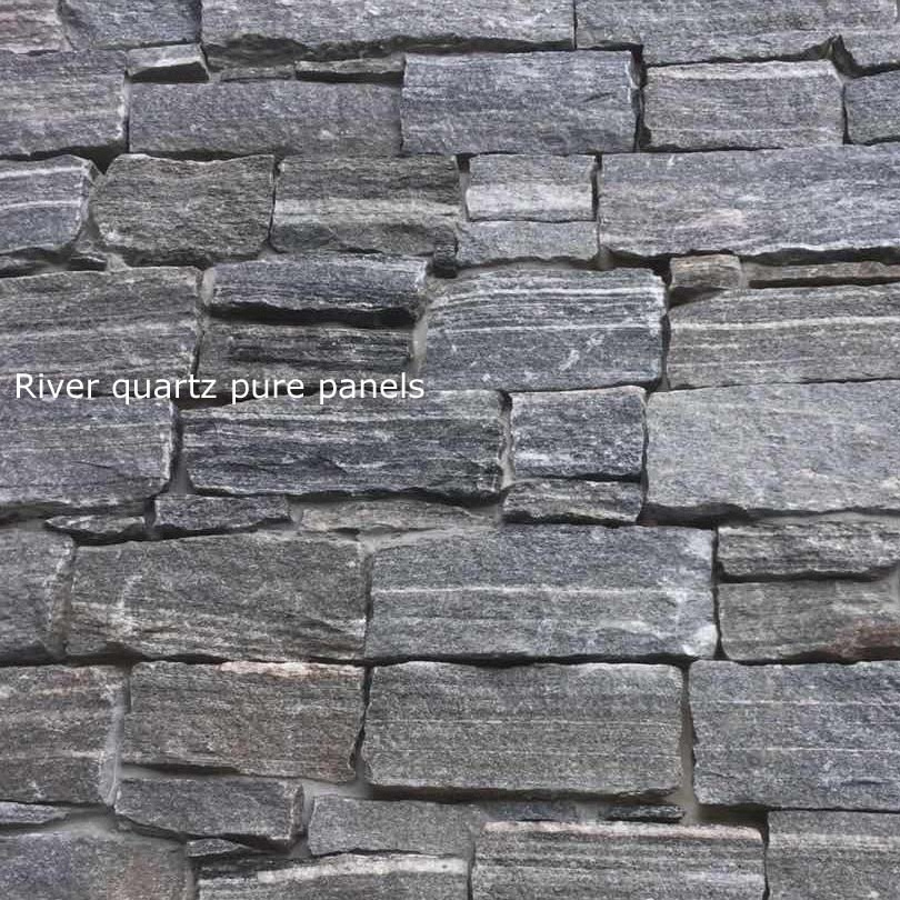 Decorative versatile interior exterior stone panels quartz ledger wall cladding panels and stack stone veneers