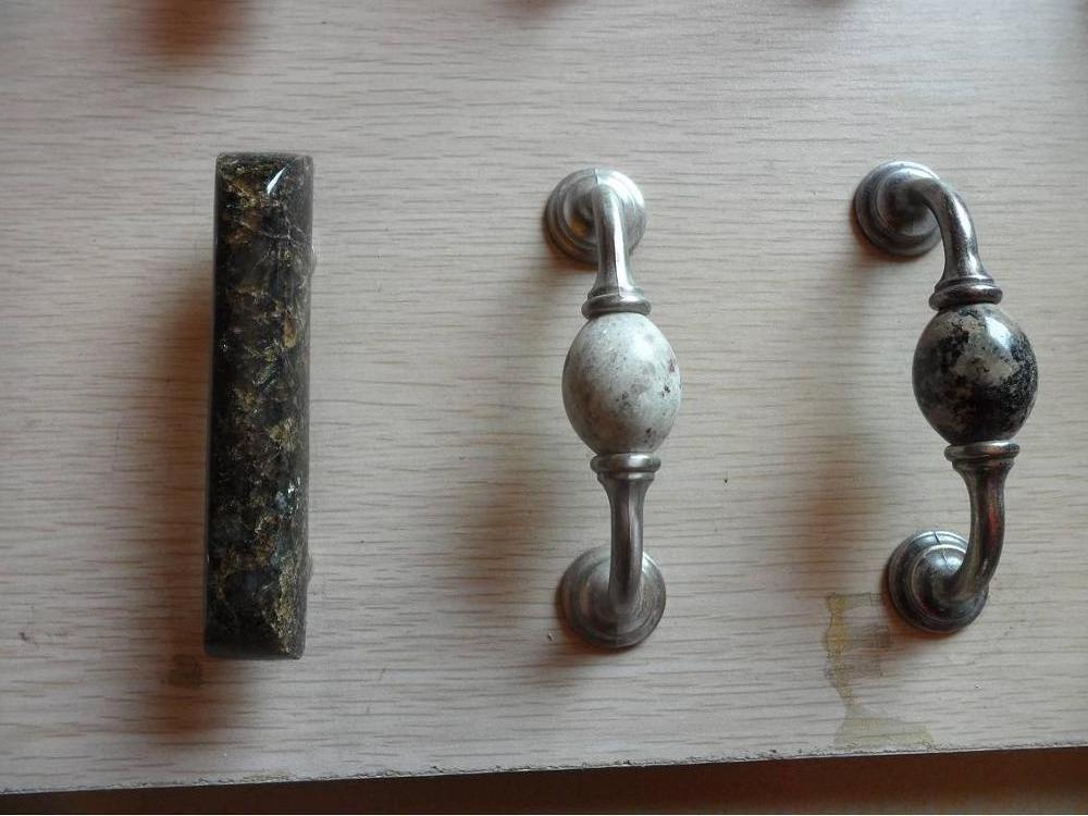 High Quality Natural Stone Marble Cabinet Knobs And Pulls for Door and Drawer