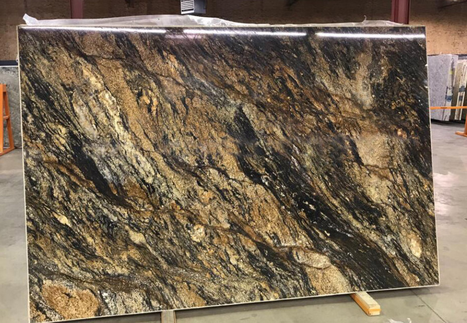 Brazilian natural stone royal  gold granite countertops regal black taurus granite