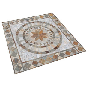 Decorative Stone Square Slate Mosaic Tiles For Patio Flooring