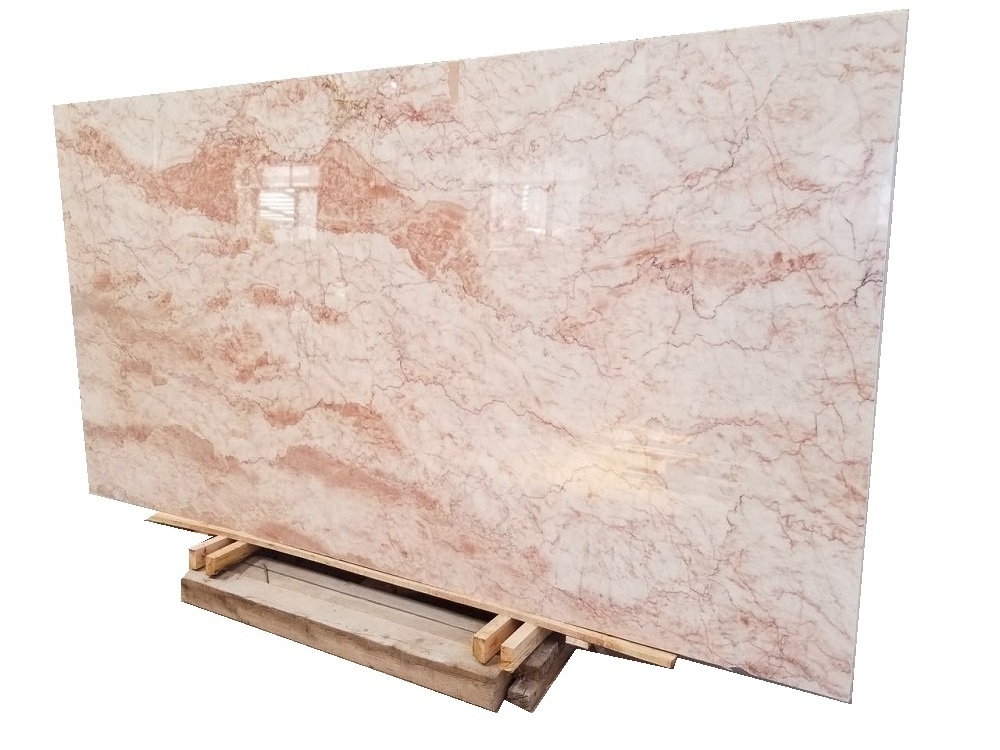 Beautiful pink marble nature rose cream marble slabs and tiles