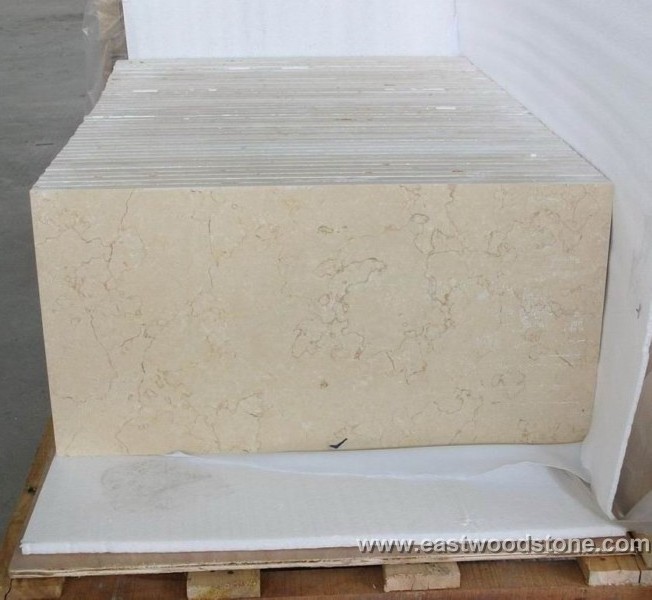 Cheap Price Natural  Egyptian New Crema Marfil Marble Galala  Beige Classical Marble Slabs Project Cut To Sizes Customized