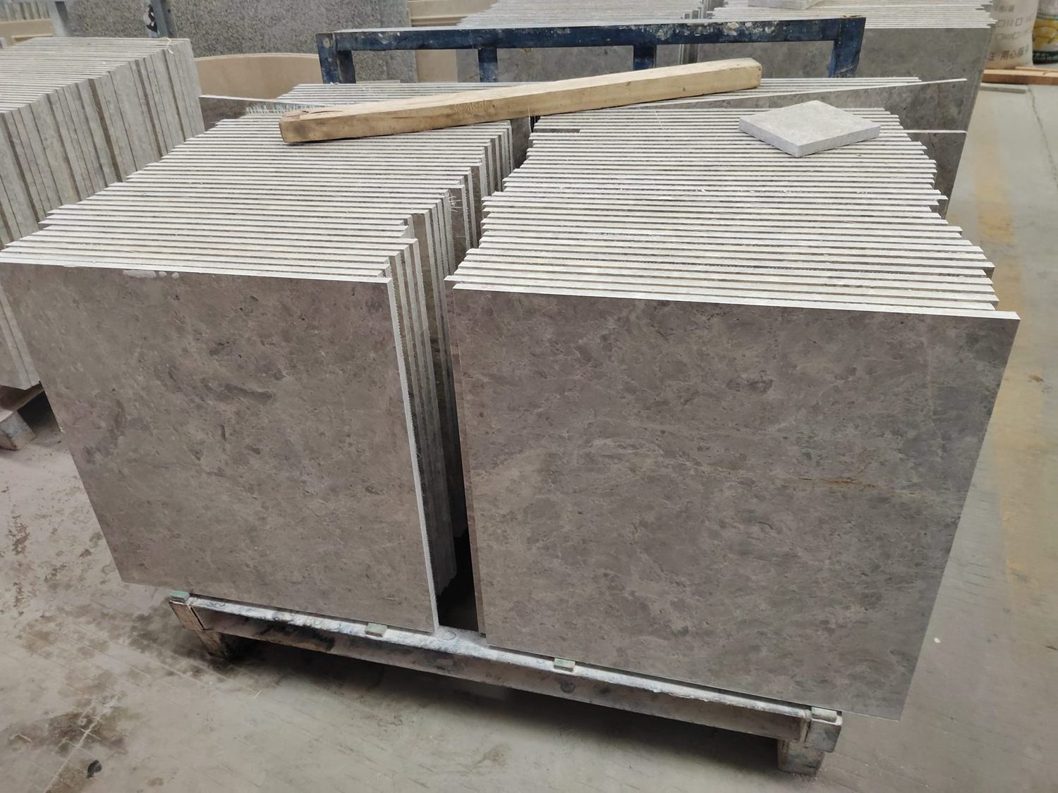 Custom Cut To Size Honed Tundra Grey Marble Tiles For Floor And Walls