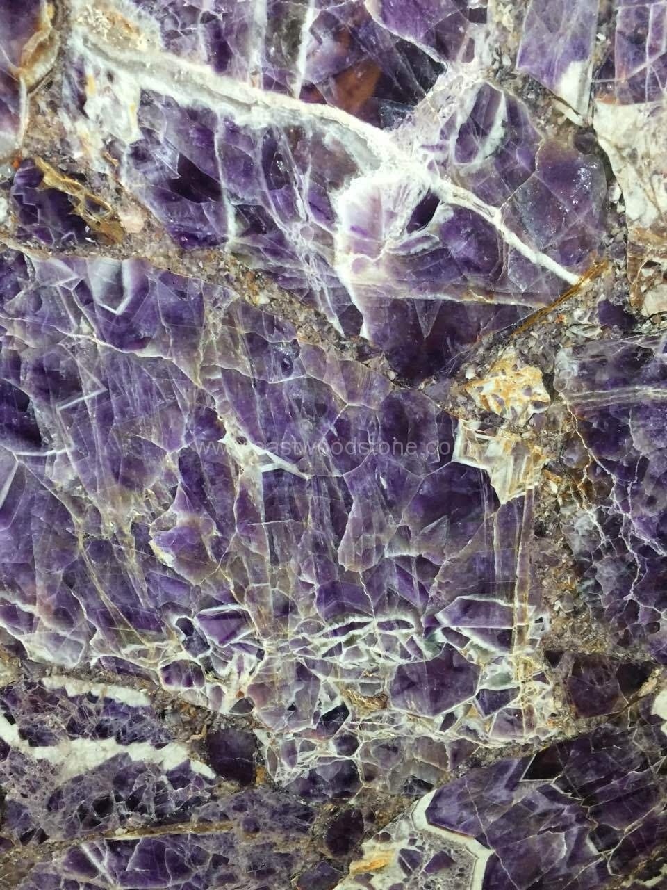 Amethyst agate stone plate, natural semi-precious stones