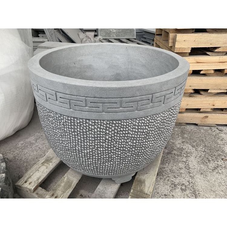 Antique Round Stone Troughs Old Stone Flower Pot Water Trough  Garden Stone