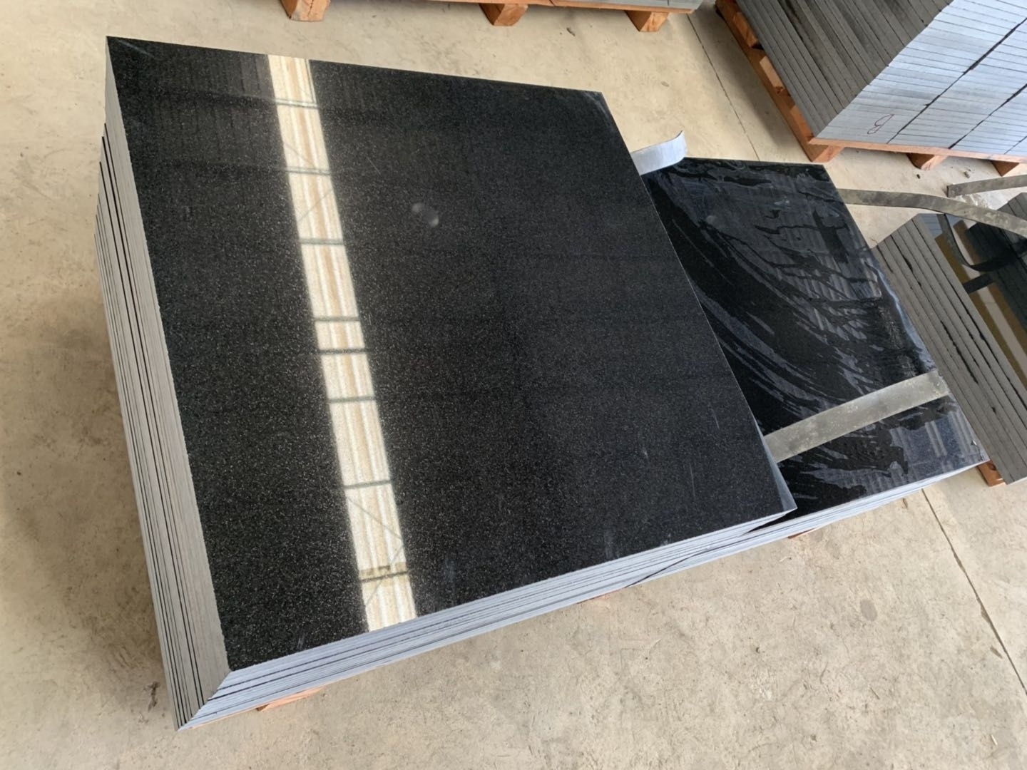 Mozambique Absolute Polished Black Granite