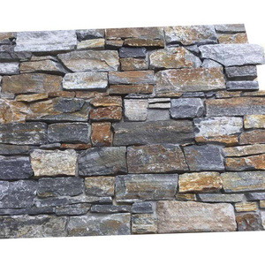 Decorative versatile interior exterior stone panels quartz ledger wall cladding panels and stack stone veneers