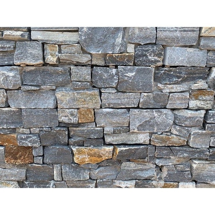 Natural flat stacked stone for exterior wall decorative