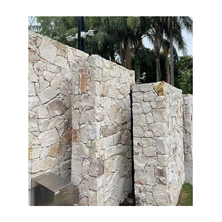 Natural split random stone sandstone cladding for wall decoration