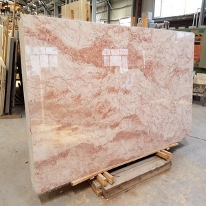 Beautiful pink marble nature rose cream marble slabs and tiles