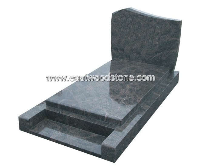 European style for tombstone and headstone