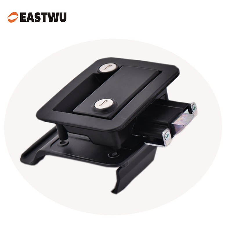 Eastwu 100% Metal American style rv door lock Motorhome camper Travel trailer truck caravan entry Car Black Door lock Latch