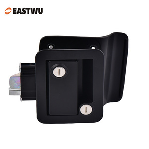 100% Metal American style rv door lock Motorhome camper Travel trailer truck caravan entry Car Black Entry Door lock Latch