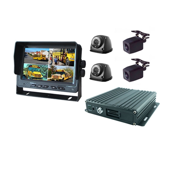 High Quality 4 channel 1080P 3g gps vehicle cctv sd card mobile dvr with 4G WiFi optional