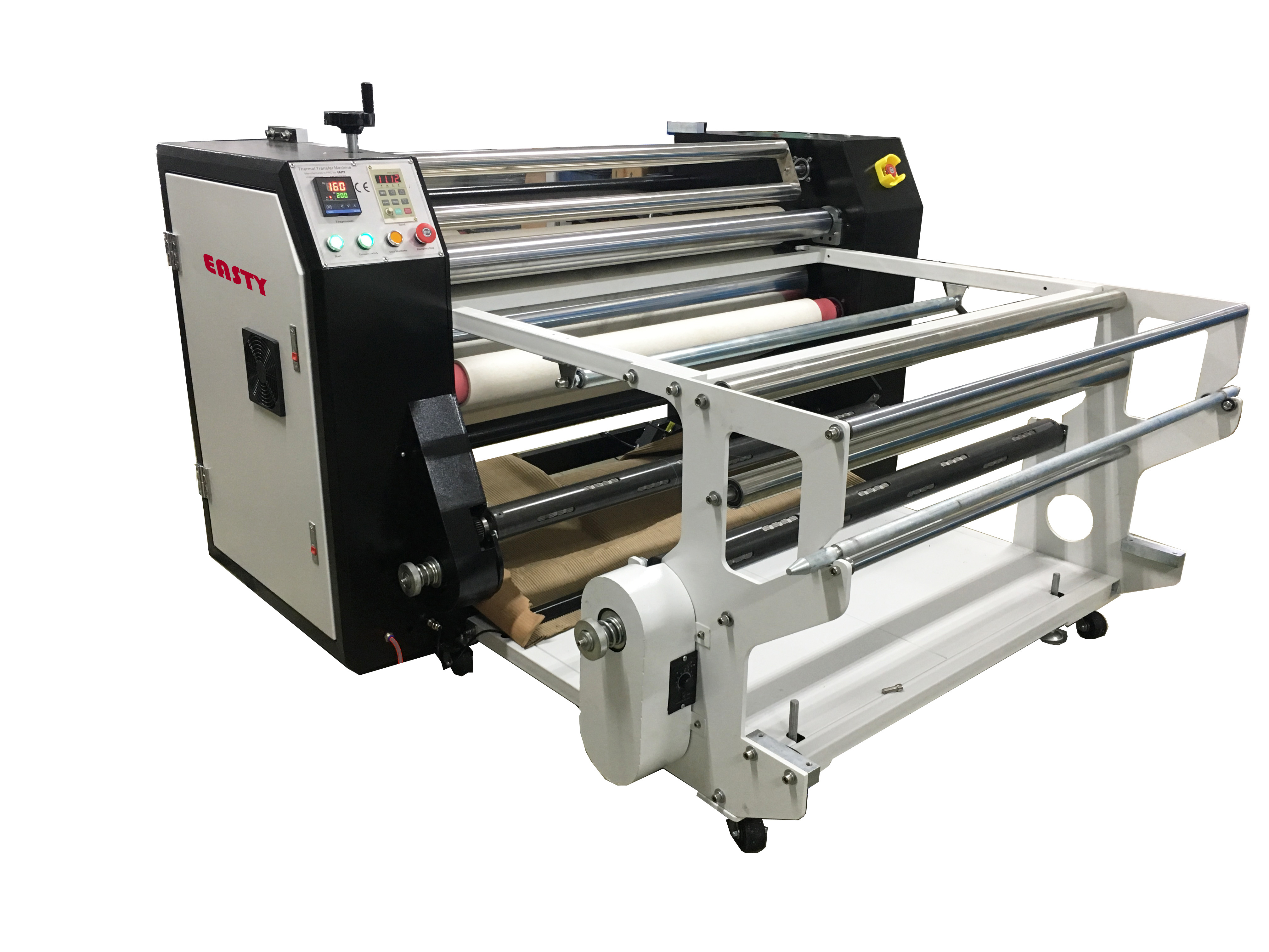 1.2m 1.7m Roll to Roll dye sublimation rotary oil Calender heat press machine